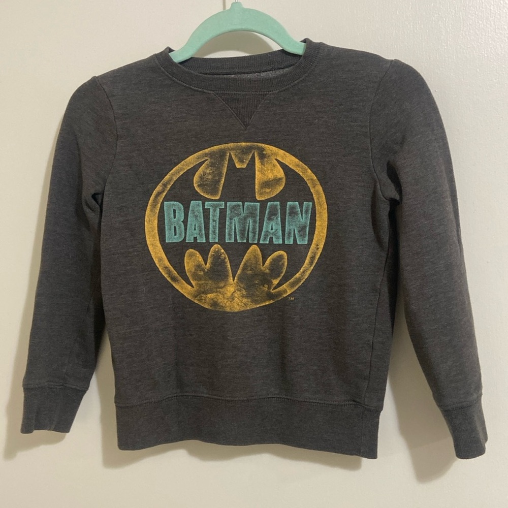 Jumping beans boys size 7 gray Batman sweatshirt